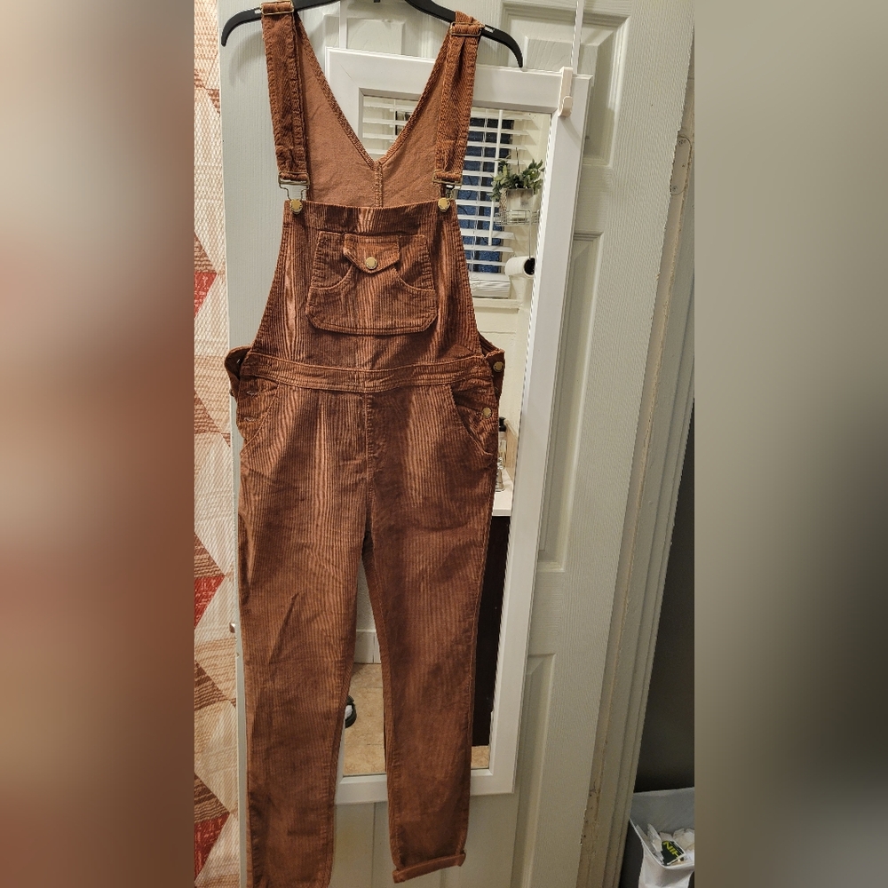 Fashion Nova, corduroy overall in medium